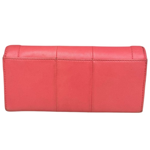 Coach Kristin Leather Wallet Coral Pink - Picture 3 of 13